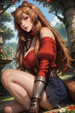 [Patreon] [AiASAG] [4K] 🦊Raphtalia🦝 - Preview [AI Generated]