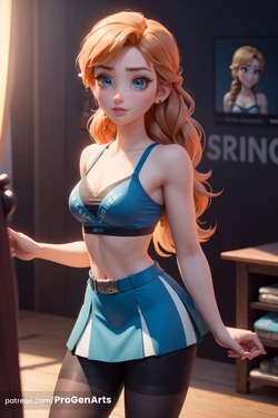 ProGenArts - Anna - Cheerleader (AI Generated)