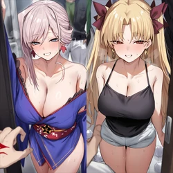 [Nargai] Chaldea is dyed black - Musashi & Ereshkigal Edition [AI Generated]