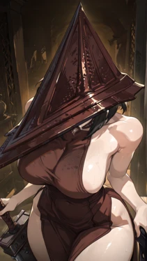 Female Pyramid Head and Bubble Head Nurse (Silent Hill) [AI Generated]