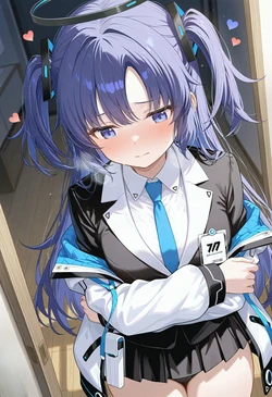 [nothing3000] Yuuka3 [AI Generated]