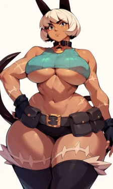 Skullgirls - Miss Fortune daidoujipv ai generated