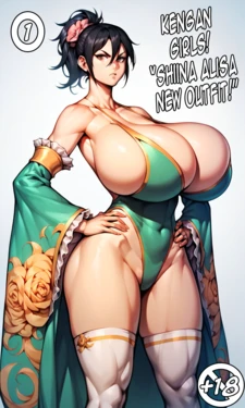 Kengan Girls! #1 - ''Shiina Alisa New Outfit!'' daidoujipv ai generated