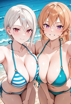 [FractureAI] Alice Nakiri & Erina Nakiri | Shokugeki No Soma (AI Generated)