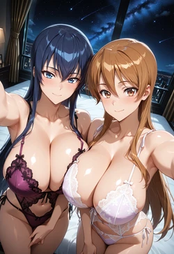 Rei Miyamoto and Saeko Bushima HD (250pics!) (Patreon) [AI Generated]