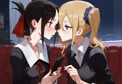 Kaguya x Hayase Orgy  Howsir [AI generated]
