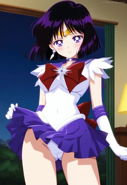 [ArtKoikoi] Tomoe Hotaru - Sailor Saturn (Sailor Moon) [AI Generated]