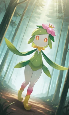 Pokemon - Hisuian Lilligant & Tsareena daidoujipv ai generated
