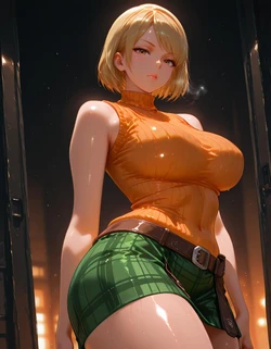 MONO-CHAN - Ashley Graham ( Resident Evil 4 ) - 522P (Patreon) (AI Generated)
