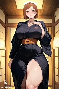 Nobara'sKimonoVerse - Bellure Grey Full Set [Patreon] [AI Generated]