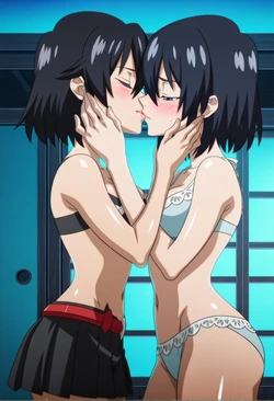 [PlushieAI69] Ryuko x Kurome [AI Generated]