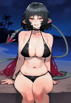 [1-A Dot] Jane Doe at the beach (v4) [AI Generated]