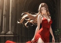 [AI Generated] aerith gainsborough
