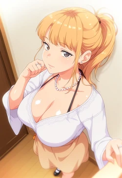 Sakura date with AIka ane [AI Generated]