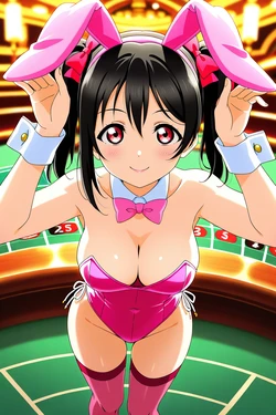 minakaze - [Yazawa Nico: Bunny Girl] [AI Generated]