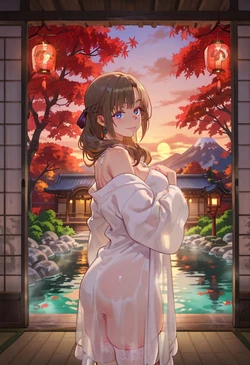 Onsen Date with Mamako [AI Generated]