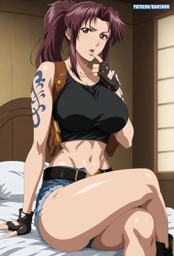 [Banshou] Revy (Black Lagoon)[AI Generated]