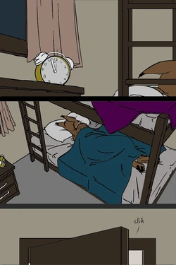 black kitten - Mornings -color