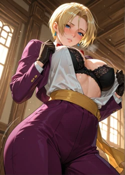 [AI Generated] King (KOF)