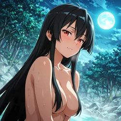 [AI Generated] Akame+-+Hot Spring