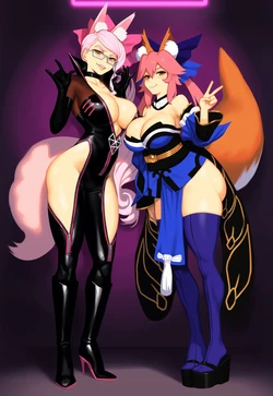 [1-A Dot] Tamamo & Koyanskaya BBCW (v4) [AI Generated]