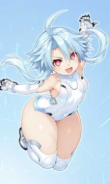 Hyperdimension Neptunia - White Heart daidoujipv ai generated