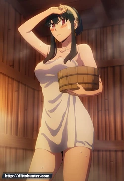 [Ditto Seeker] Yor Forger (Spy x Family) The Steamy Sauna Encounter [Ai Generated]