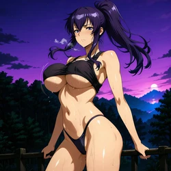 [AI Generated] Saeko Busujima+-+Forest