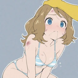 Poke066 - Serena - Bikini - Violence NSFW (Total:65) (Patreon) [AI Generated]