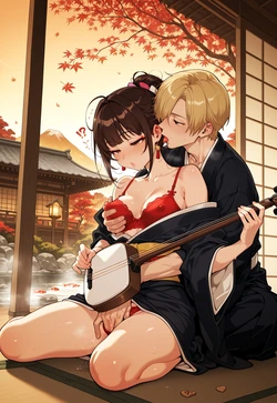 Ryokan Allure– Petite Ai Overpowered in Luxury Onsen [AI Generated]