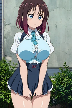 [蘭] パンモロ制服エルマ (Miss Kobayashi's Dragon Maid) [AI Generated]