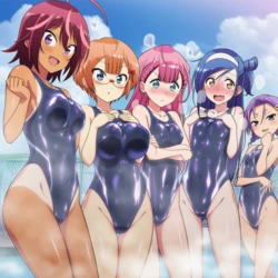 [8659] Bokuben Heroines Armpit collection (Bokutachi wa Benkyou ga Dekinai) (AI generated)