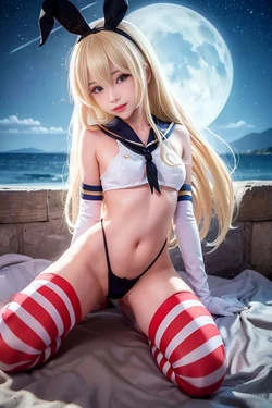 Shimakaze AI Photorealistic Girl #64 [AI Generated]