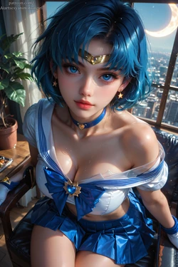 [Patreon] [AiASAG] [4K] 💙Ami❄️ - Preview [AI Generated]