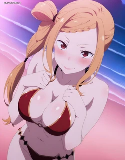 18animegirls - (T2/T3) Priscilla Barielle (プリシラ・バーリエル) + Subaru Natsuki (エミリア) / Bikini (Patreon) [AI Generated]