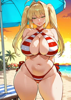 nero claudius bride (fate grand order) [IsbjornePixiv] (AI Generated)