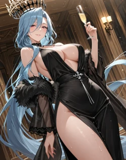 [AI Generated] champagne (azur lane)