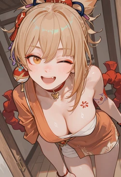 [Hedera (Gb_5)] Genshin Impact Yoimiya [AI Generated]