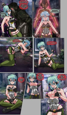[TSFSingularity (Banagherlinks)] Deathgun takes over Sinon's Avatar and IRL body!