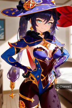 [ZhuYuan'sChair] Mona Megistus (Genshin Impact) [AI Generated]
