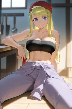[ZhuYuan'sChair] Winry Rockbell (Fullmetal Alchemist) [AI Generated]