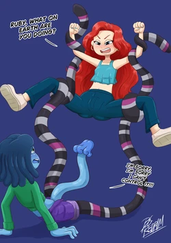 [BGRedrum] Ruby can't control it (Ruby Gillman Teenage Kraken)