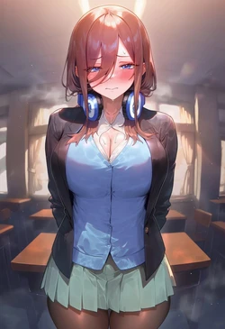 (185P) 中野三玖 / Miku Nakano  baobab_tree ai generated