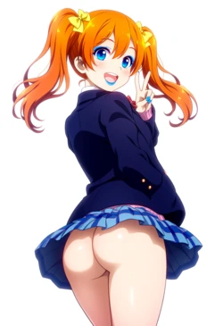 [SCP-013] Honoka is stopped by a delinquent boy on the final day of the idol auditions and falls for him [AI Generated]