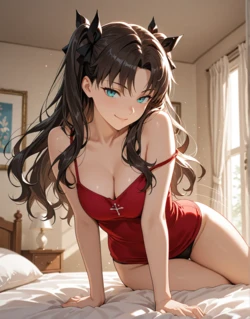 [AI Generated] tohsaka rin