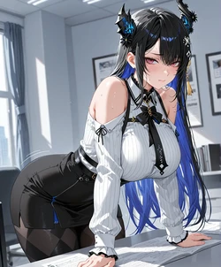 [AI Generated] nerissa ravencroft office