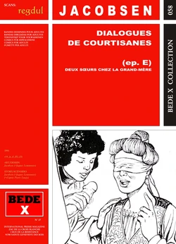 [Bede X 58] Jacobsen [= Jacques Lemonnier] & Pierre Louÿs - Dialogues de Courtisanes : Deux sœurs chez la grand-mère