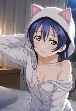 Umi in cat hoodie [AI Generated]