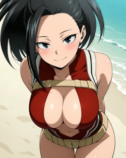 Ponchoman - Momo Yaoyorozu - My Hero Academia || 八百万 百 - 僕のヒーローアカデミア (UNCENSORED) 70 IMAGES (Patreon) [AI Generated]