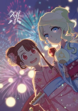 [crazycat47] Matsuri (Little Witch Academia) [Korean][AI번역]